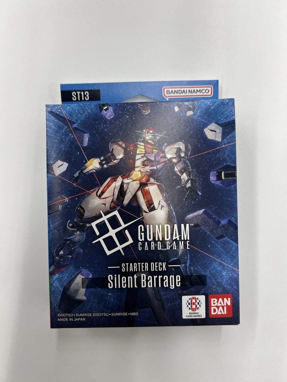 Bandai Gundam TCG Starter Deck Silent Barrage ST13 Sigillato Inglese