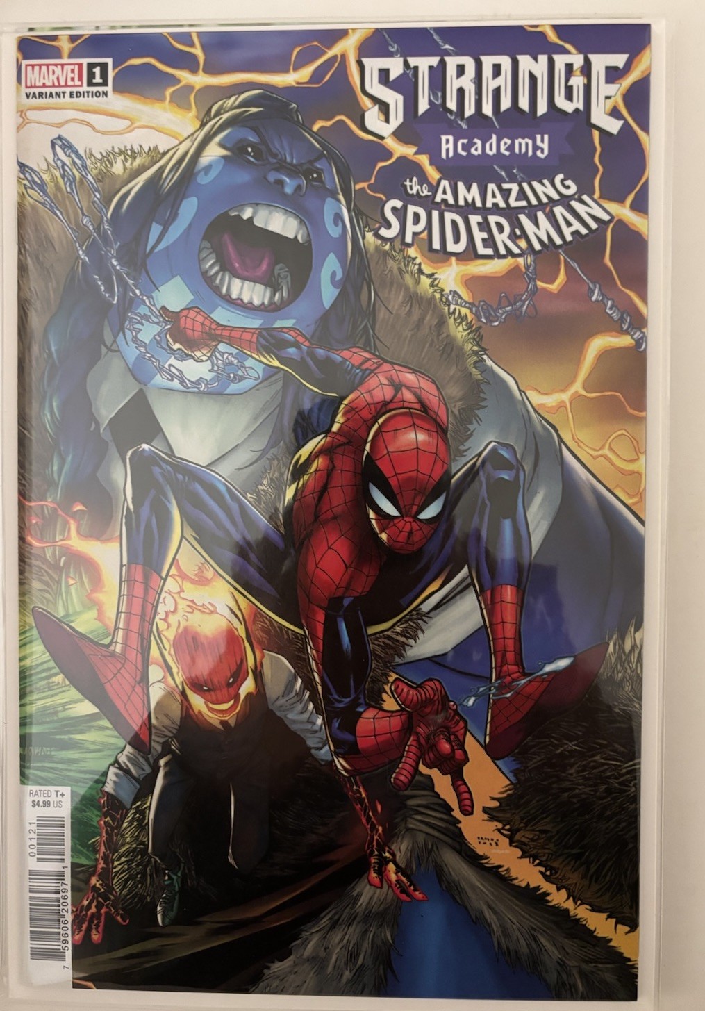 Strange Academy The Amazing Spider-Man 1. Humberto Ramos Variant. Marvel 2024.