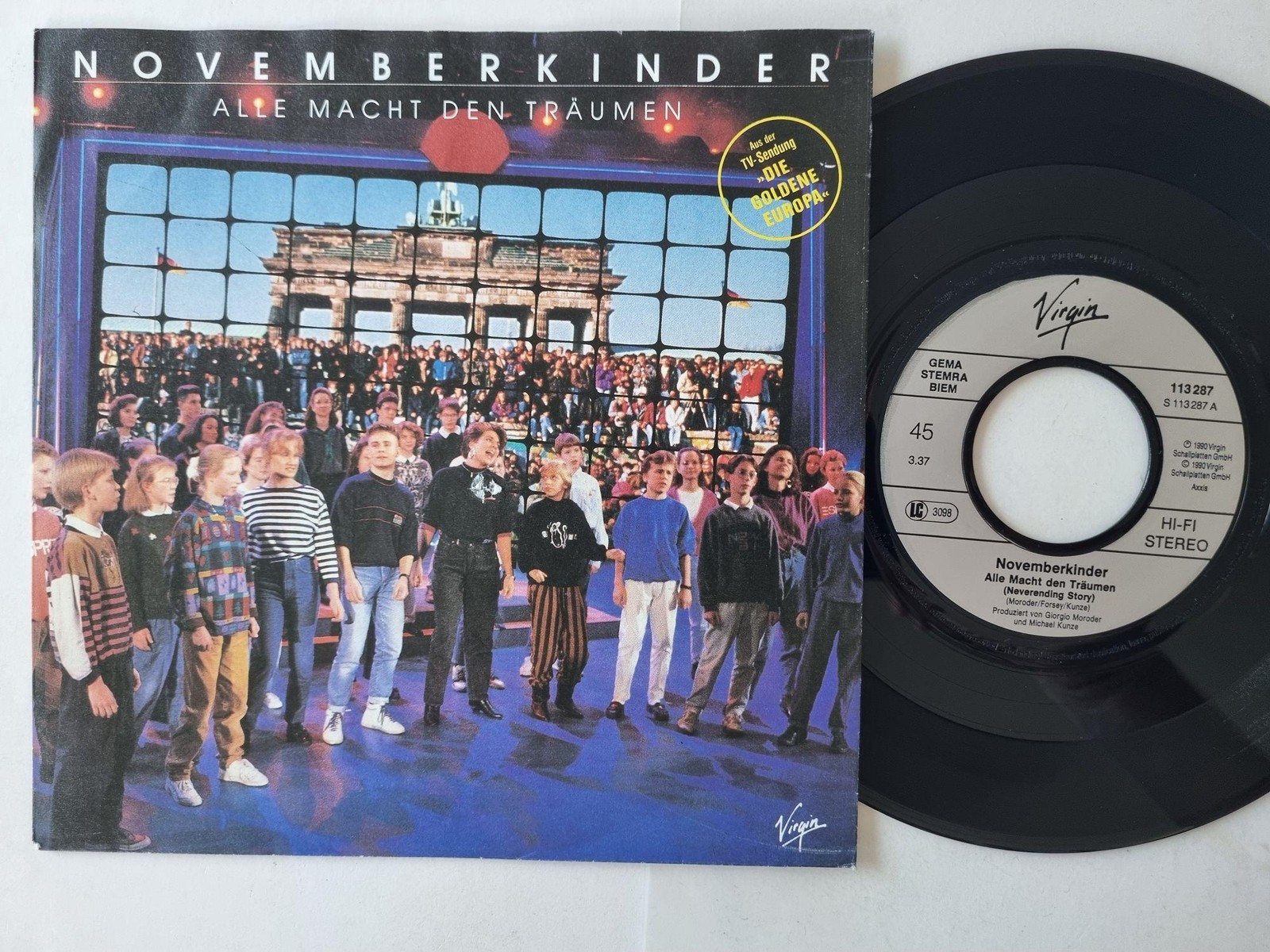 Novemberkinder - Alle Macht Den Träumen 7''/ CV Limahl - Neverending Story
