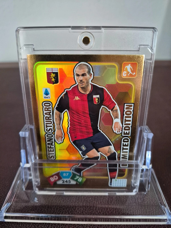 Stefano Sturaro Genoa Card Limited Edition Calciatori Adrenalyn XL 2020-21