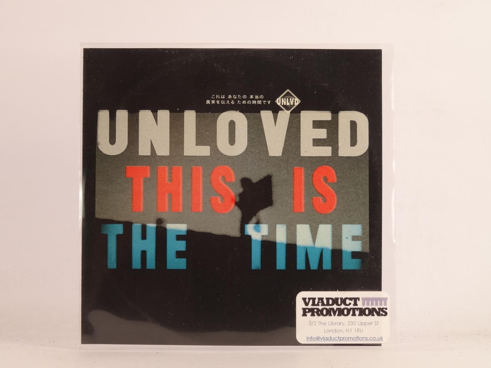 UNLOVED THIS IS THE TIME (E61) 1 Track Promo CD Single including Picture Sleeve 