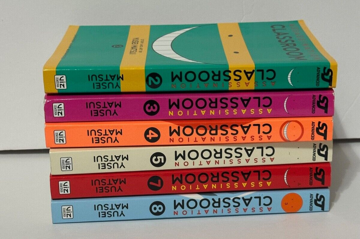Assassination Classroom Manga Volumi Lotto 2,3,4,5,7,8 Libri