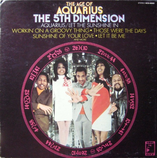 The Fifth Dimension, The Age Of Aquarius, (LP, Album, Res), VG+, 4352686608