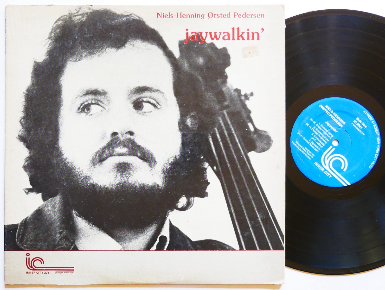 NIELS-HENNING ØRSTED PEDERSEN Jaywalkin' LP INNER CITY IC 2041 Billy Higgins