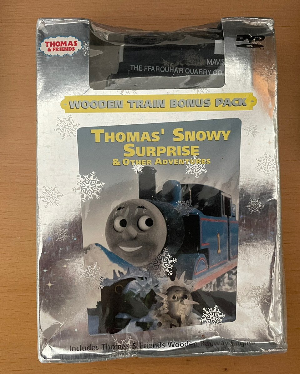 Curva di apprendimento Trenino Thomas Mavis in legno! DVD incluso! NUOVO!