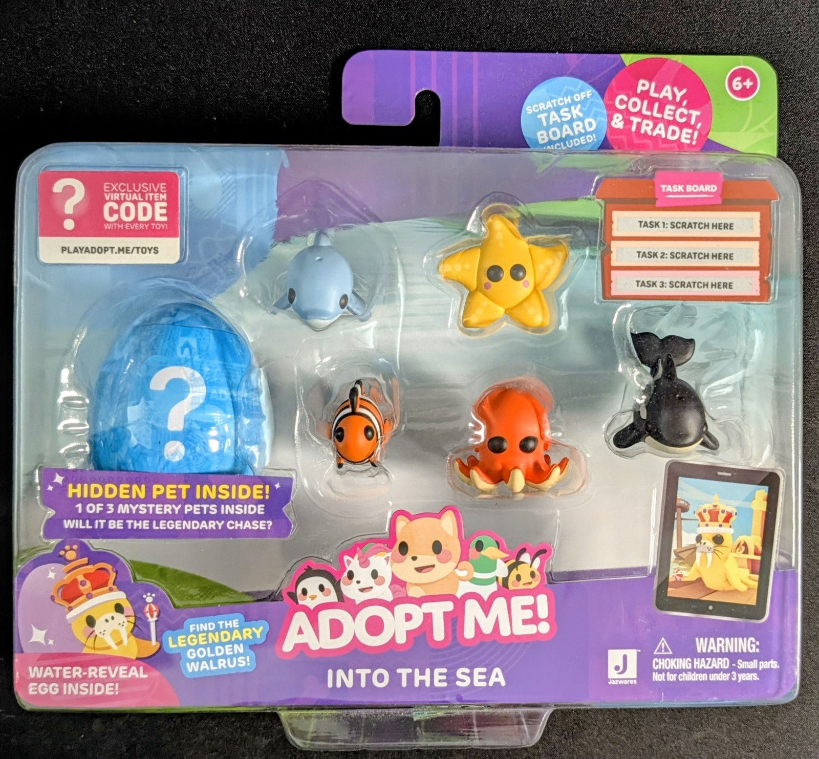 Adottami! Into The Sea Multi-Pack - Uovo Rivelatore Acqua e Codice Virtuale Esclusivo
