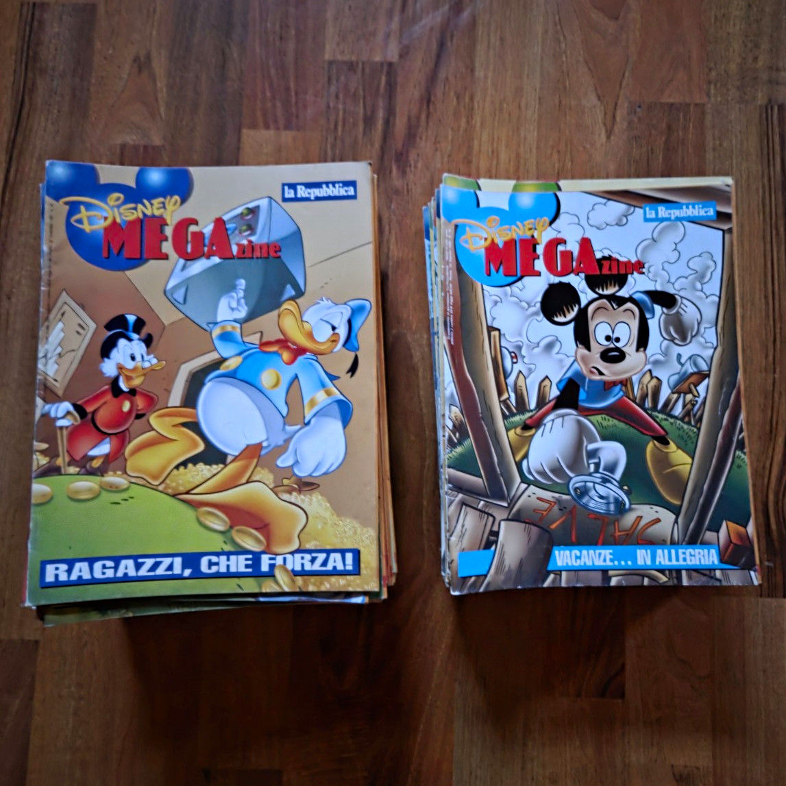 La Repubblica CONTORNO DISNEY MEGAzine 1-78 completo Topolino italiano