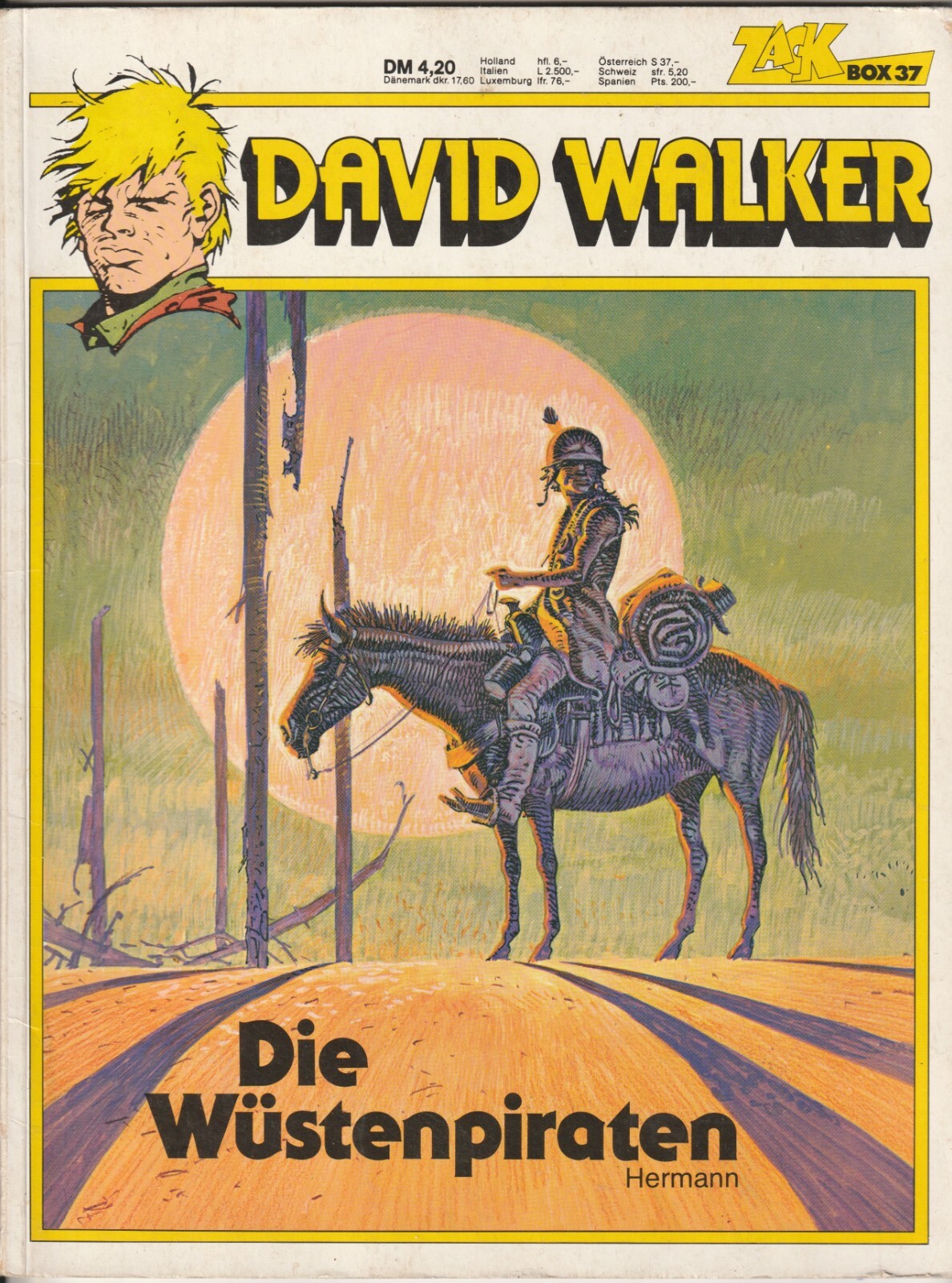 ✪ ZACK BOX #37 David Walker - I pirati del deserto, corallo 1980 COMICALBUM Z1-