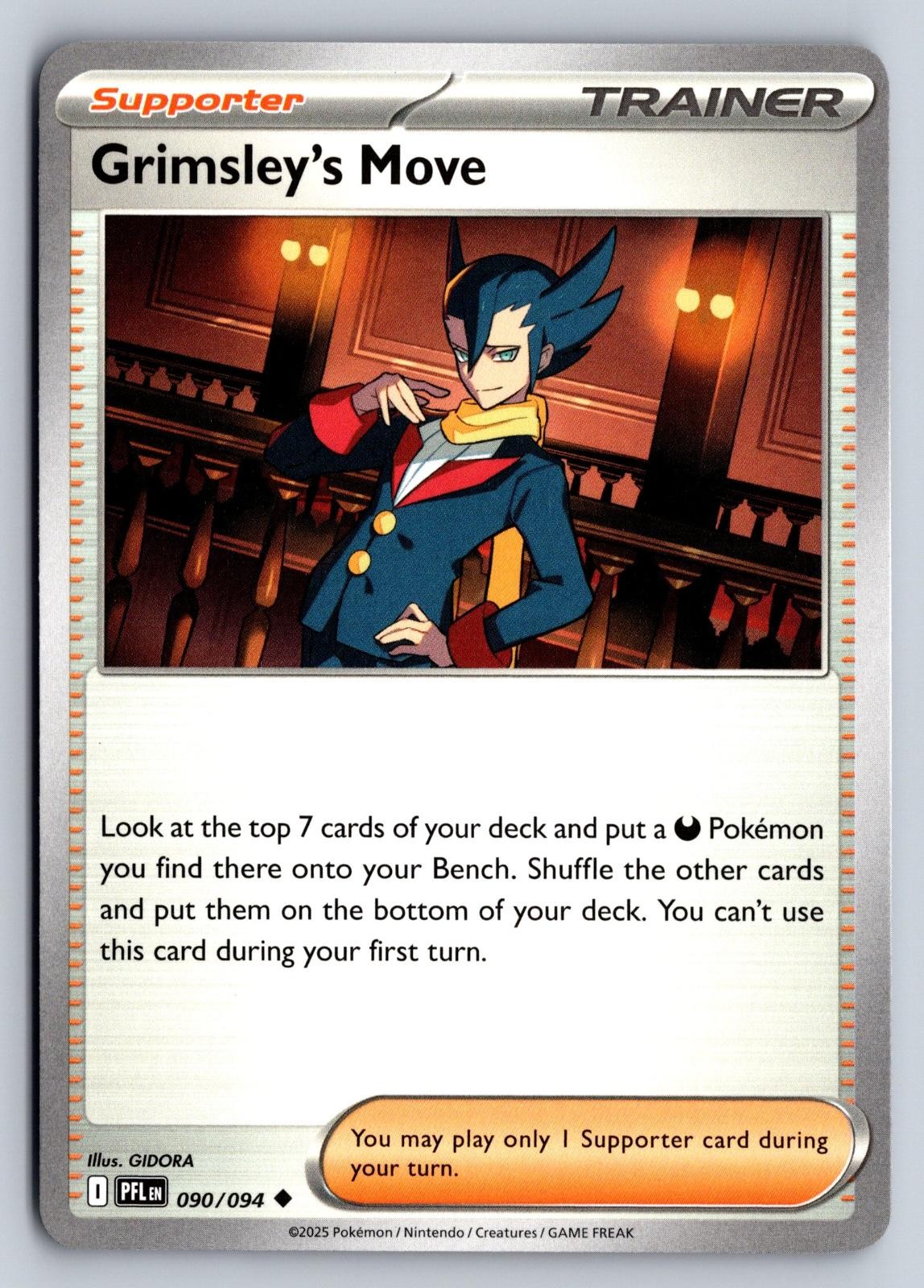Grimsley's Move 090/094 Fiamme Fantastiche Pokemon GIDORA
