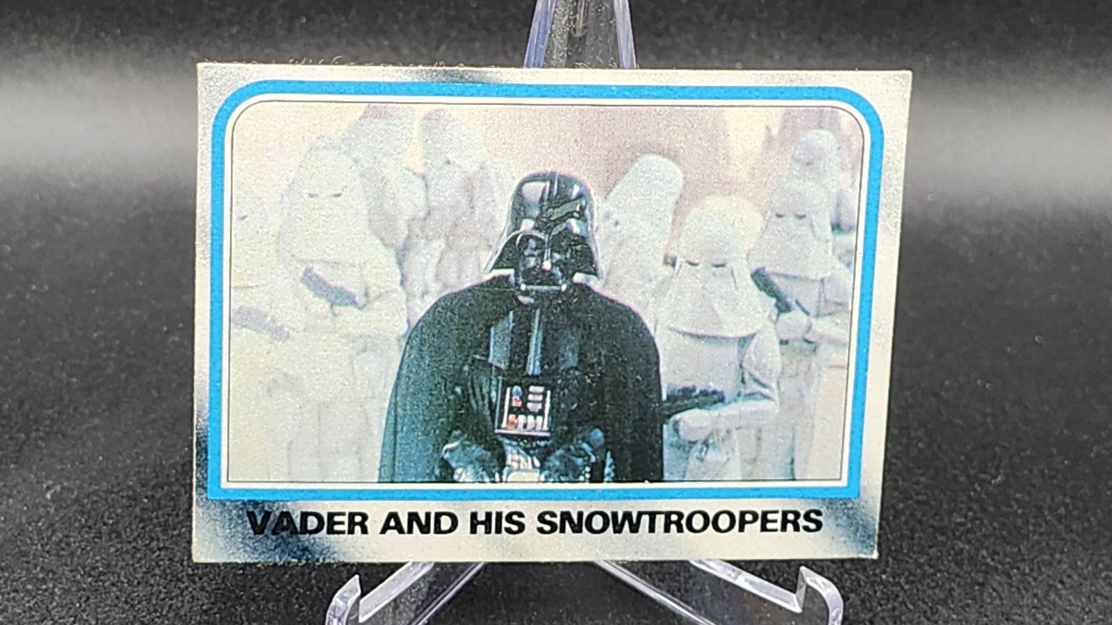1980 STAR WARS EMPIRE STRIKES BACK 2 CARD #165 "VADER AND HIS SNOWTROOPERS"