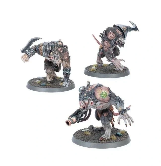 3x Rat Ogors - Warhammer AoS - Skaven  Ratas Ogor- Skaventide - Nuevo en matriz.