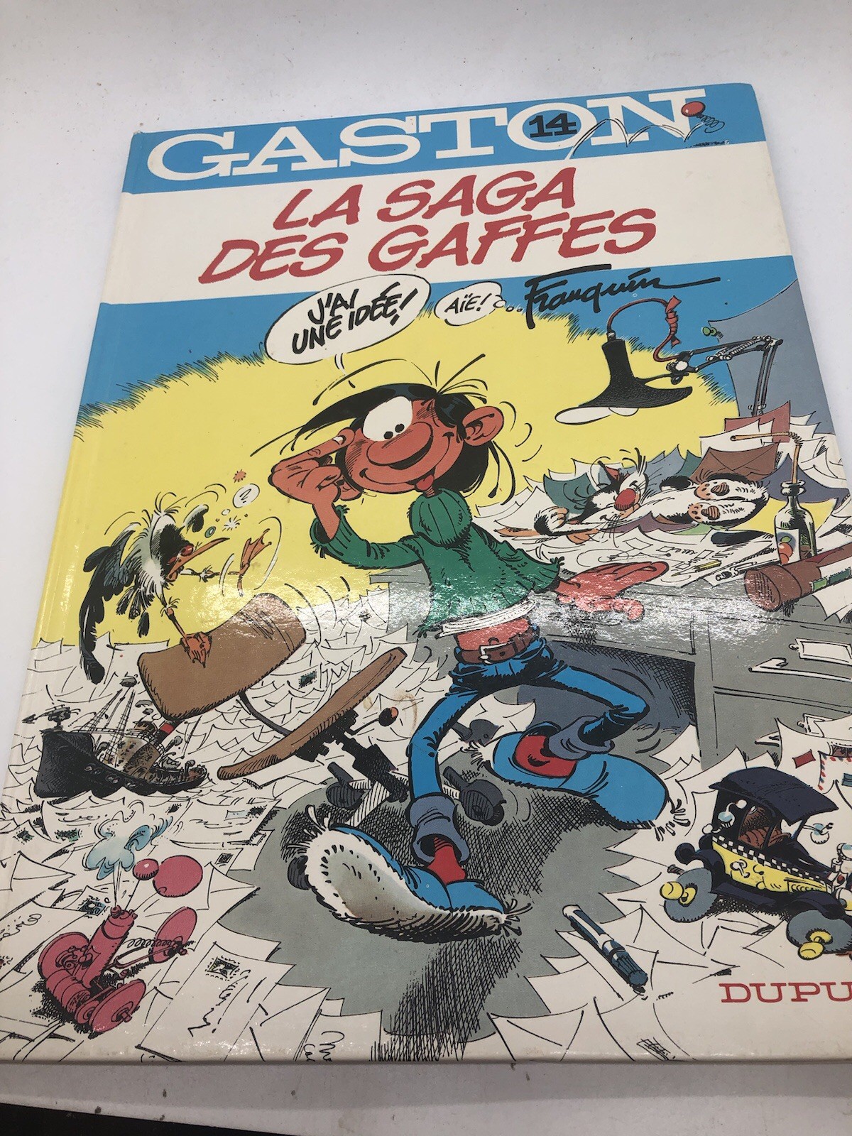 La Saga Des Gaffes Gaston 1982 fumetto vintage francese rilegato
