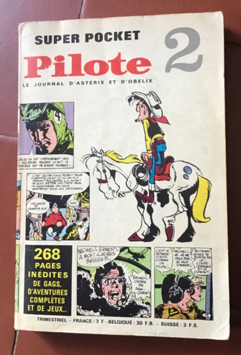 SUPER POCKET PILOTE n°2. Editions Dargaud 1968. Bel état