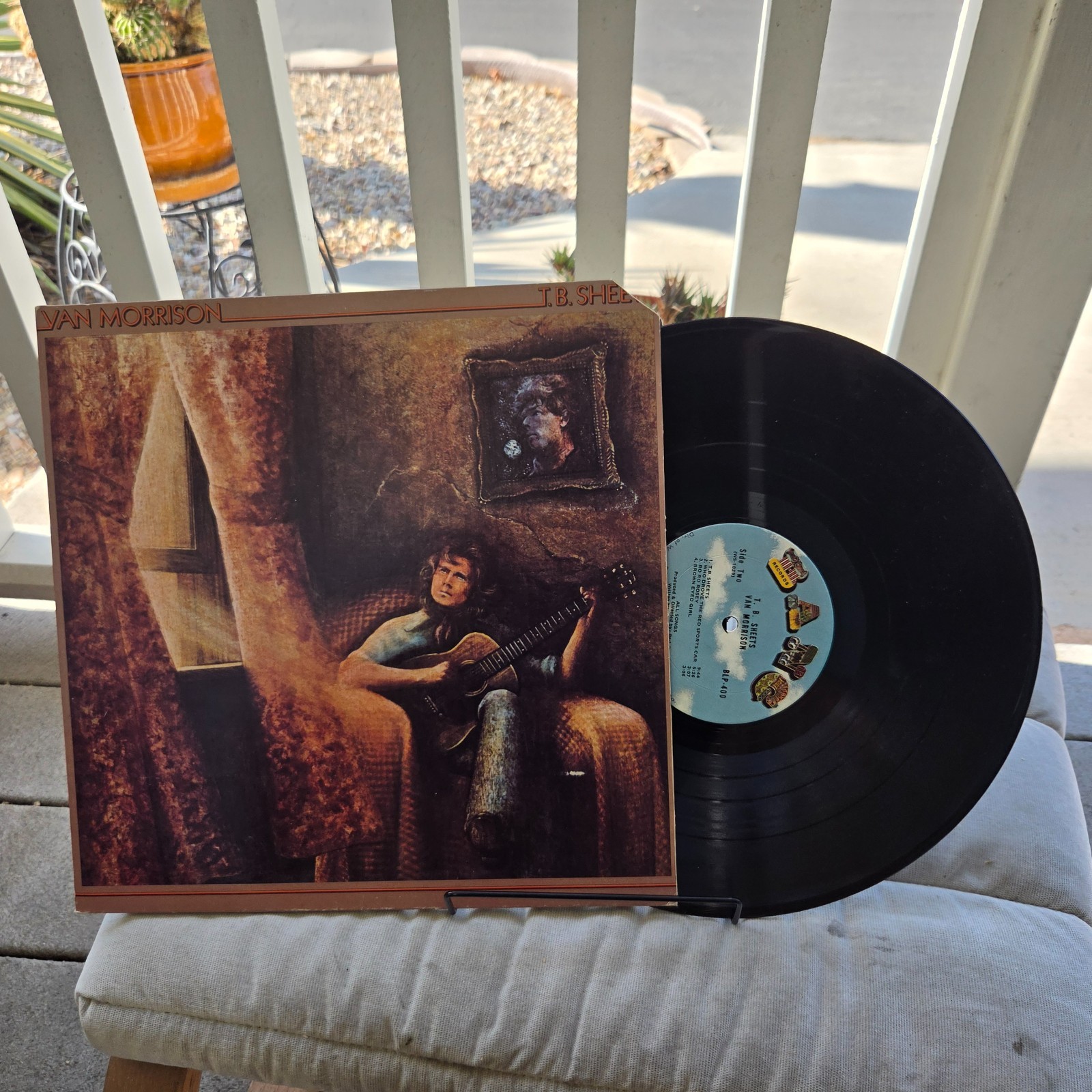 Van Morrison TB Sheets 1973 12” Vinyl LP Gatefold Sleeve VG+/VG+