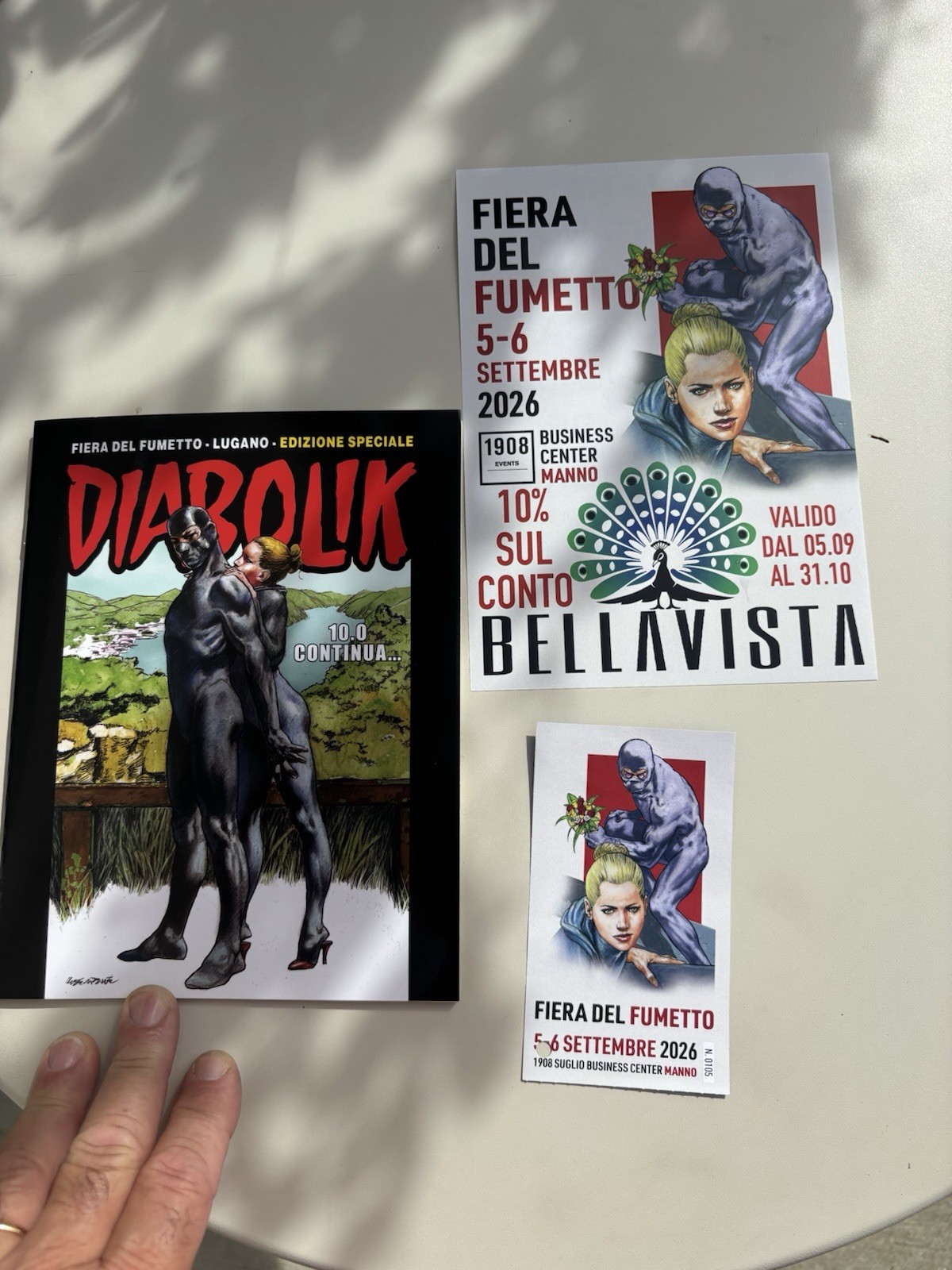 Diabolik albetto 10.0 Continua... Edizione Speciale Fiera del Fumetto di Lugano