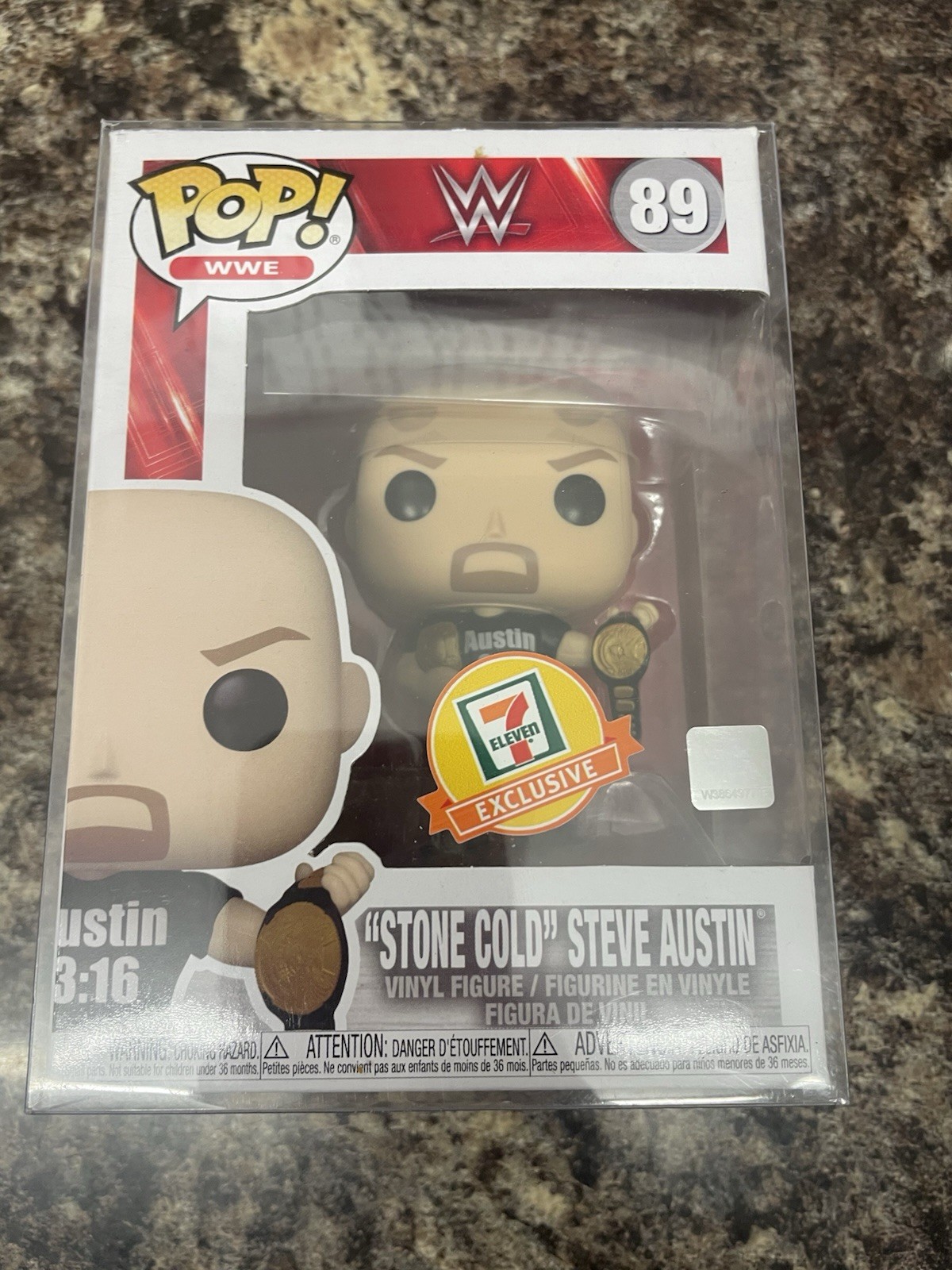 WWE Funko Pop Vinyl Stone Cold Steve Austin 7 Eleven Exclusive #89