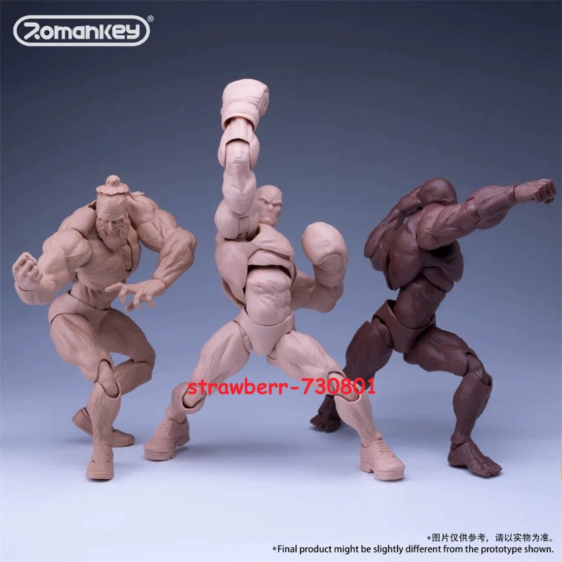Romankey UMS003 Big Guy Muscular Male Body Action Figure 1/12 Model Collection