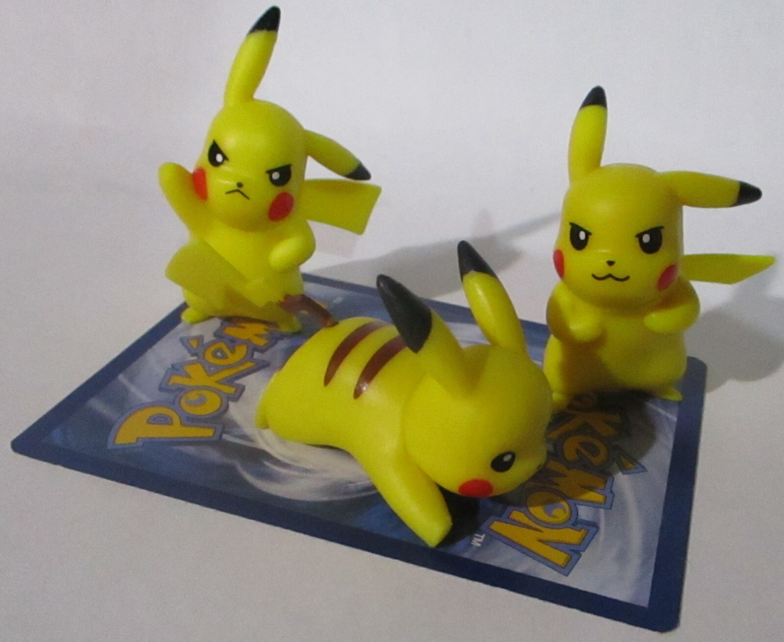 Pikachu Pokemon Lot Of 3 WCT 2018 & 2019 Wicked Cool Toys 1.5" Mini Figure