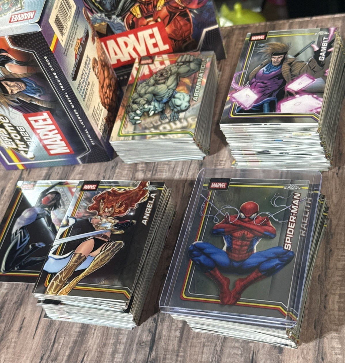 Topps Chrome Marvel Comics 2026 set base completo 1-200