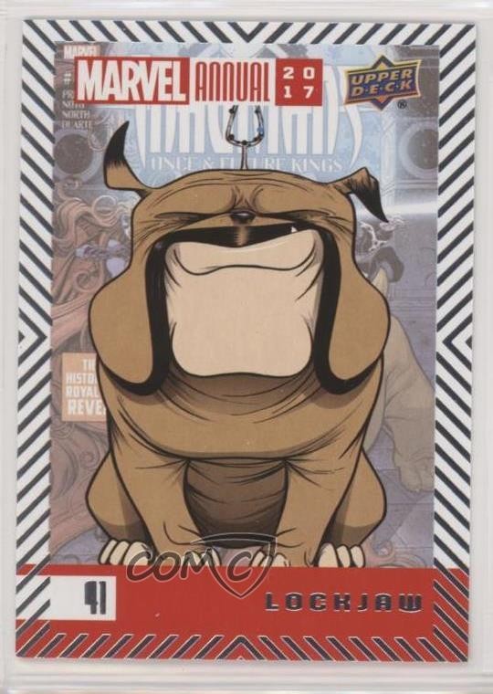 2017 Upper Deck Marvel Annual Lockjaw #41 0p3