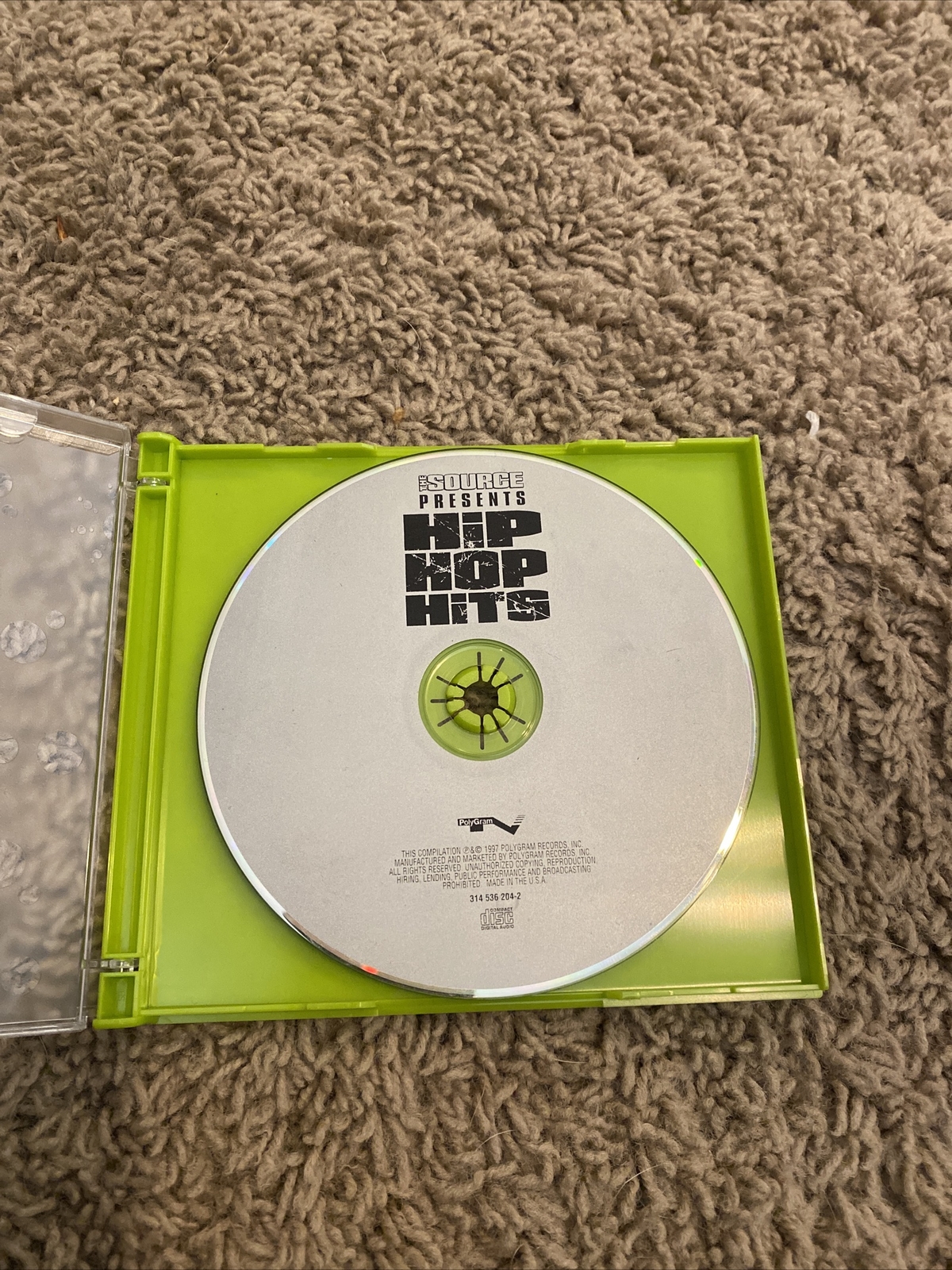 THE SOURCE Presents Hip Hop Hits Vol 1 1997 Polygram Records 18 CD only