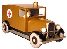 MOULINSART Tintin  "1920'S Chicago Ambulance" From "Tintin In America" Scale Mod
