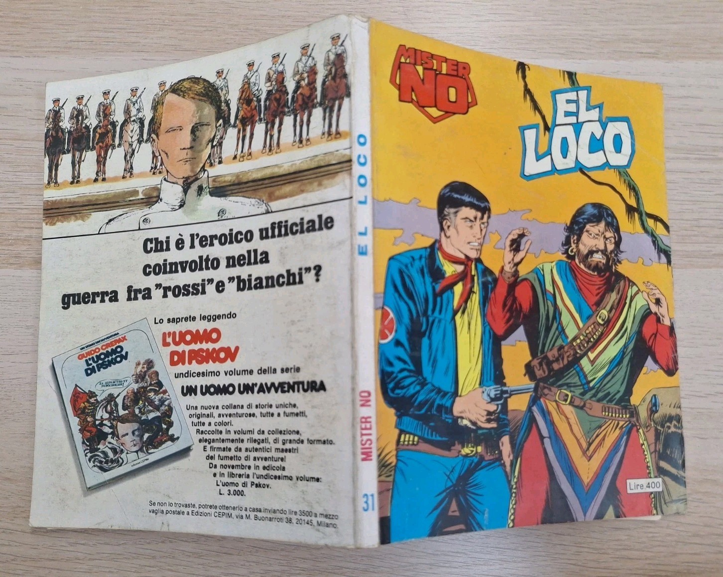 MISTER NO, ED. CEPIM 1977, n.31