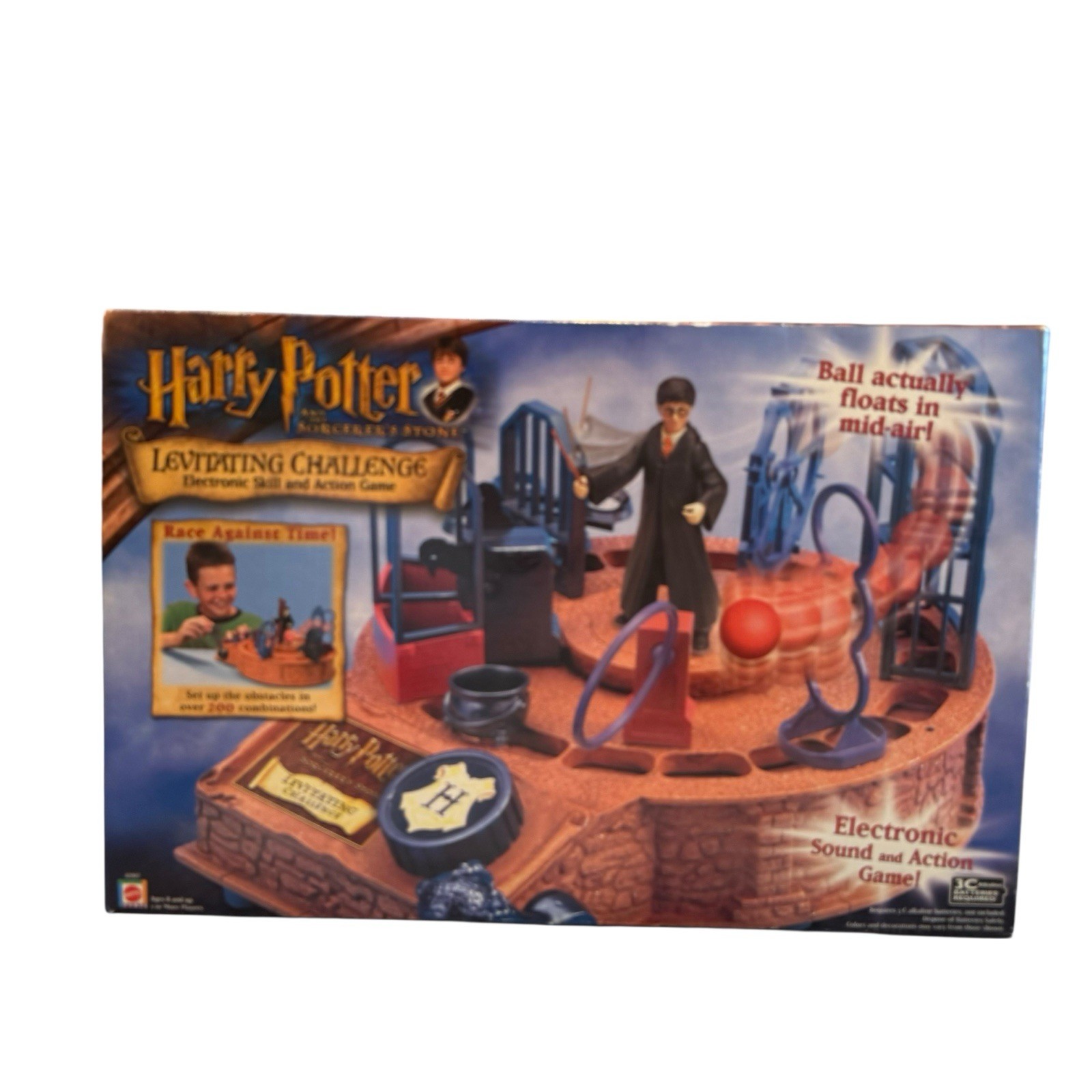 Harry Potter 2001 Levitating Challenge W Original Box 98% Complete Not Working