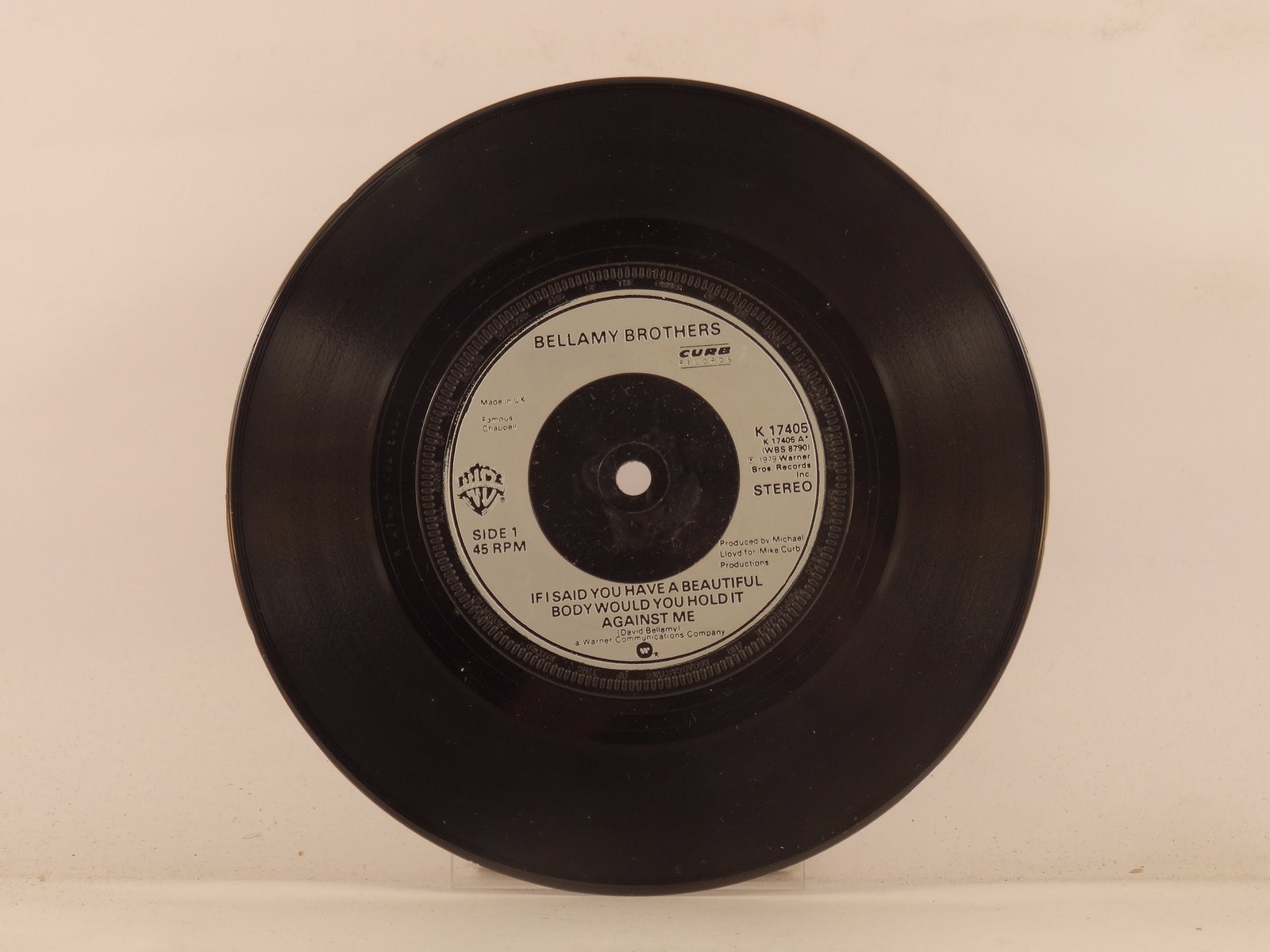 BELLAMY BROTHERS IF I SAID YOU HAD A BEAUTIFUL BODY (4) (137) 7" WB/CURE