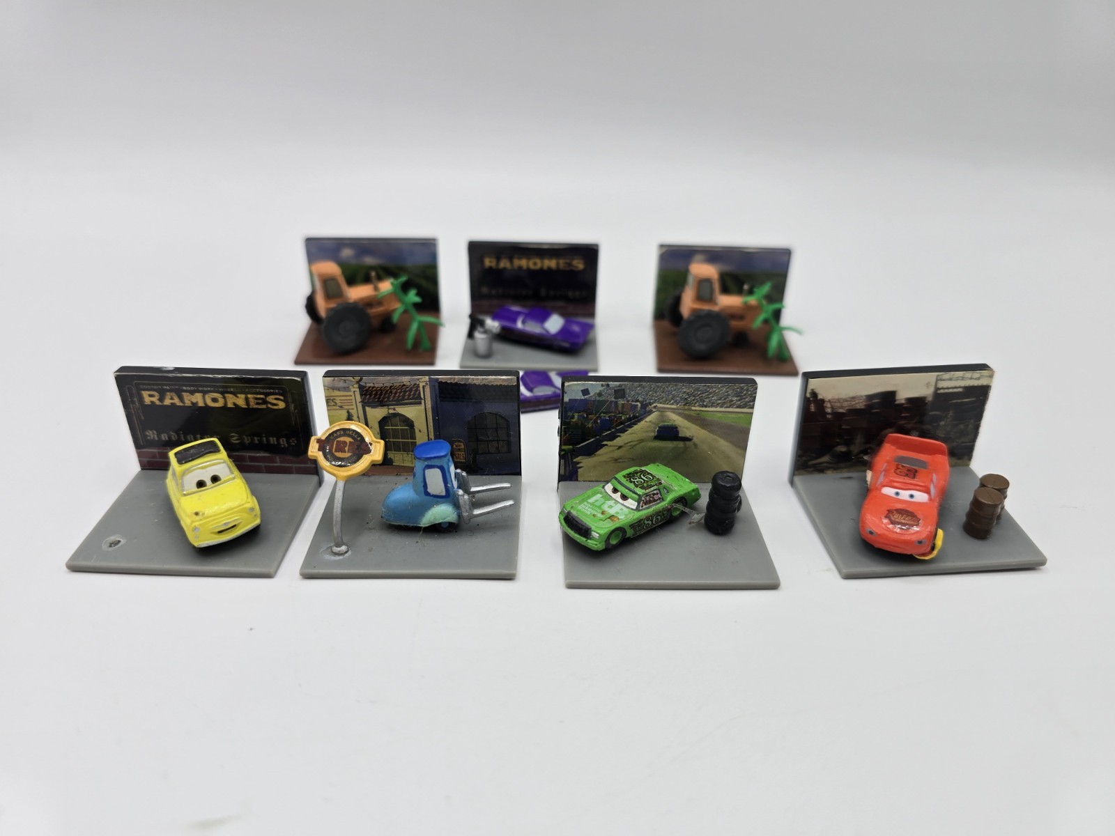 X7 DISNEY PIXAR CARS GACHA CAPSULE BUNDLE - VERY RARE