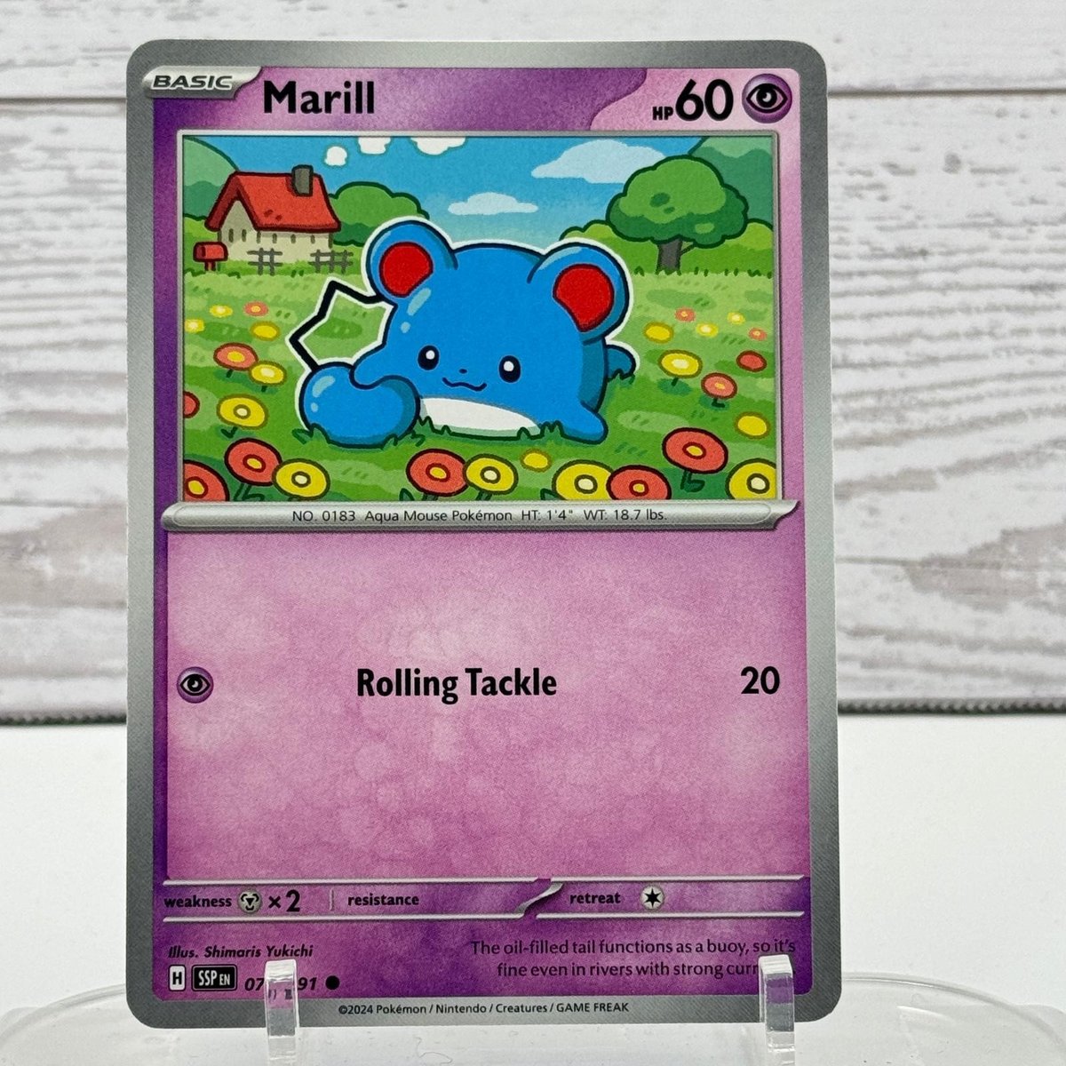 Marill 073/191 Scintille Impurgenti Pokemon quasi nuovo