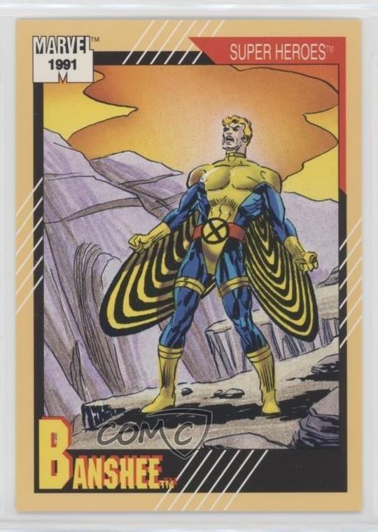 1991 Impel Marvel Universe Series II Super Heroes Banshee #36 0k3t