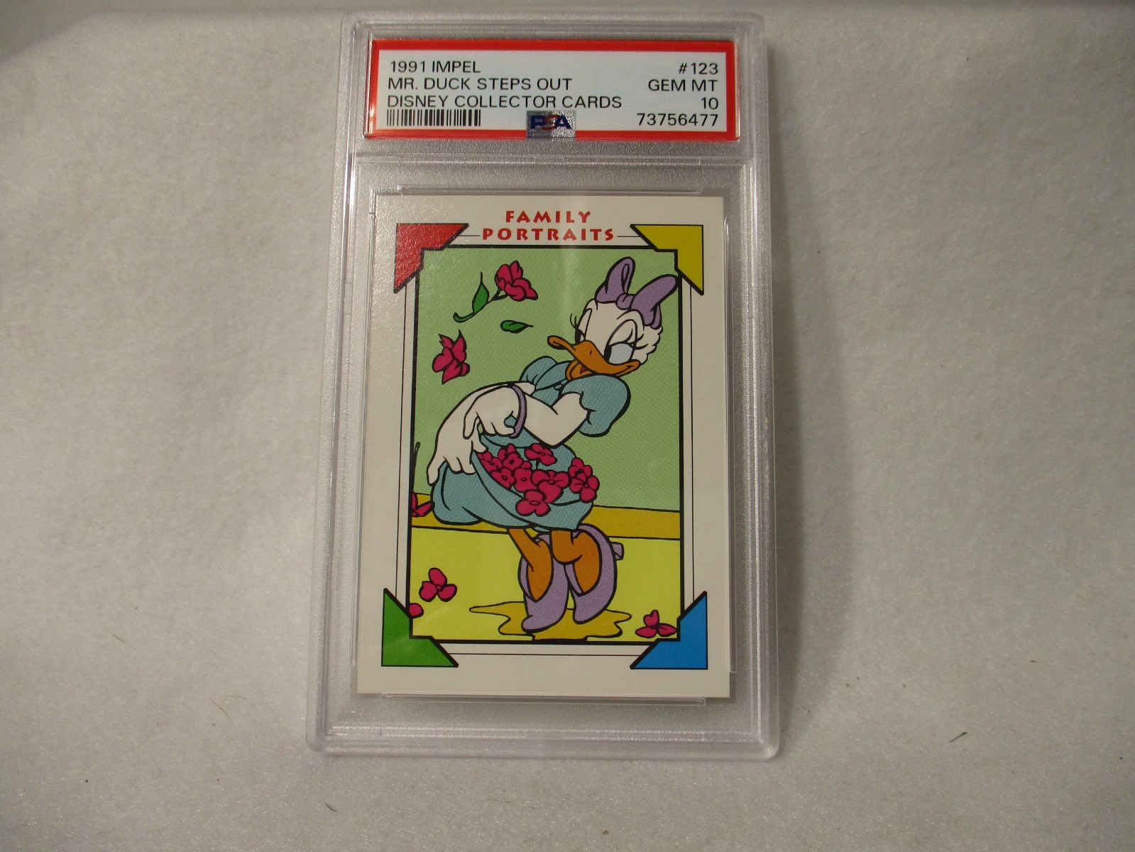 1991 Impel Disney PSA 10 Mr. Duck Steps Out #123 gemma come nuova spedizione gratuita USA