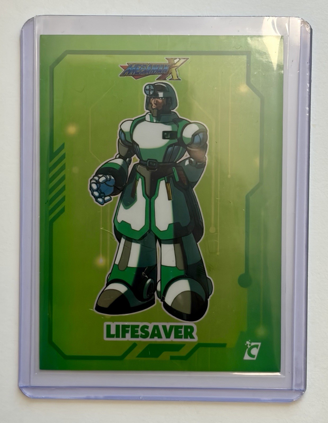 Lifesaver #36 Foil, 2025 Cardsmiths MegamanX Capcom Card Near Mint Top Loaded