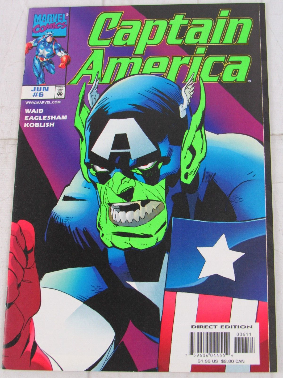 Captain America #6 giugno 1998 Marvel Comics