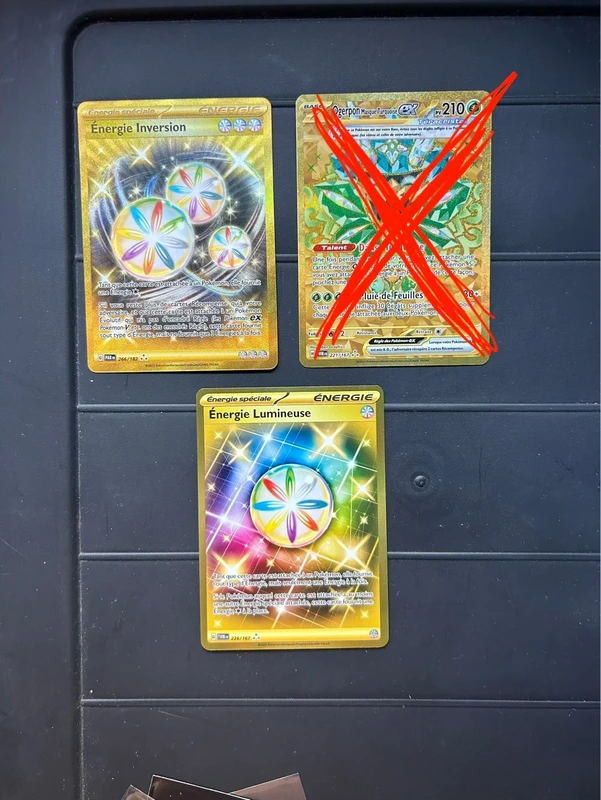 Lot 2 carte Pokémon Gold