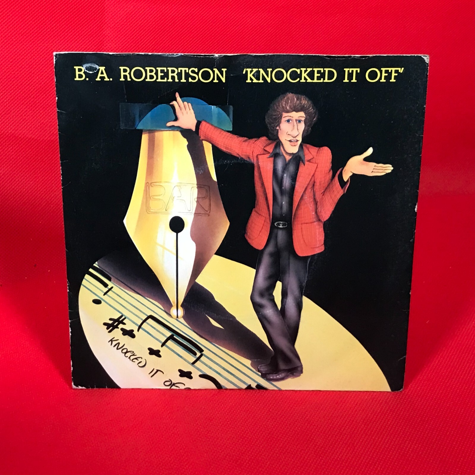 B. A. ROBERTSON Knocked It Off 1979 UK 7" Vinyl Single original 45 record B