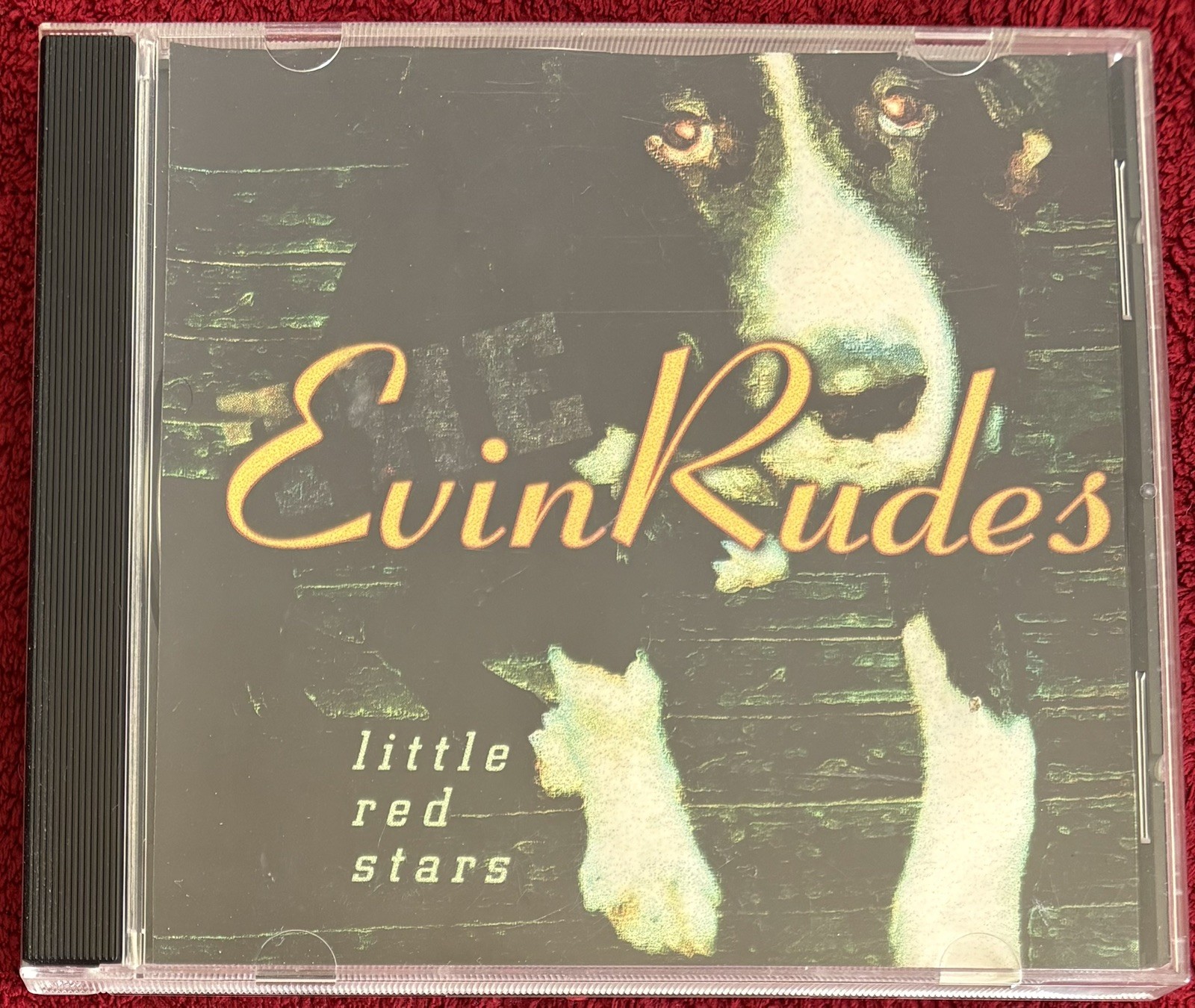THE EVINRUDES Little Red Stars CD - signed disc by Sherry Cothran - turnip truck