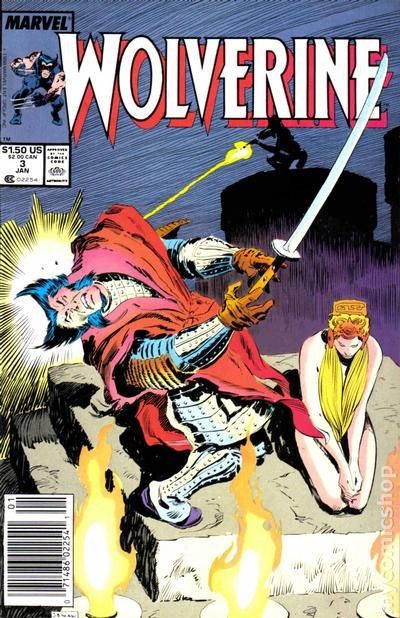 Wolverine #3N FN 1989 Immagine Stock