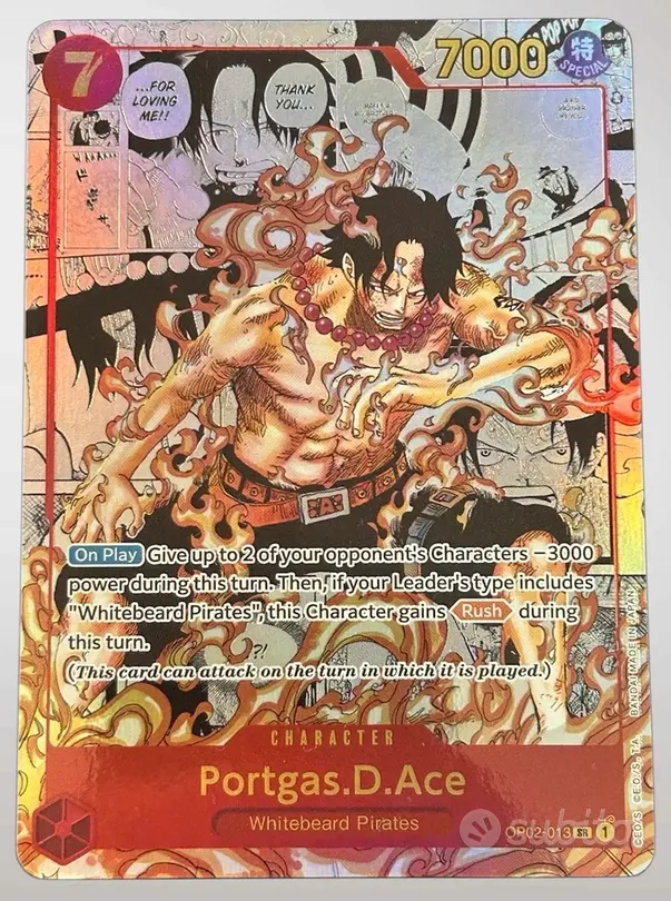 Portgas.D.Ace (Alternate Art) (Manga) OP02-013