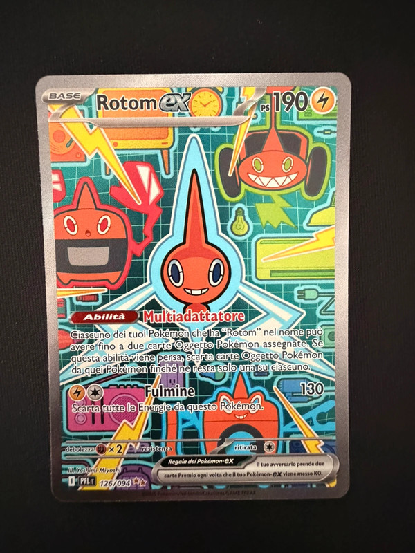 Pokémon Tcg Rotom ex Sar set fiamme spettrali ita 126/094