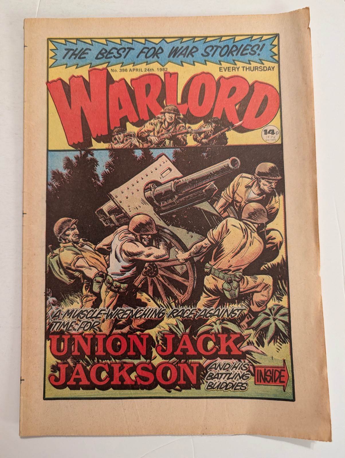 Warlord Comic No 396, April 24th 1982.