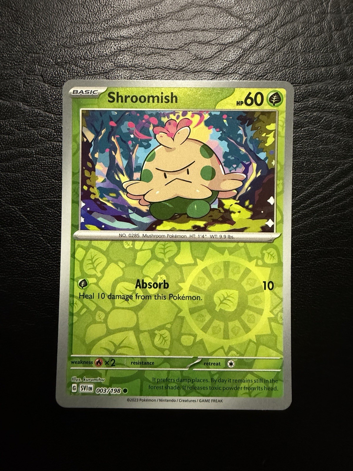 Shroomish 003/198 Reverse Holo Pokemon TCG: Scarlet & Violet Near Mint (NM) D7