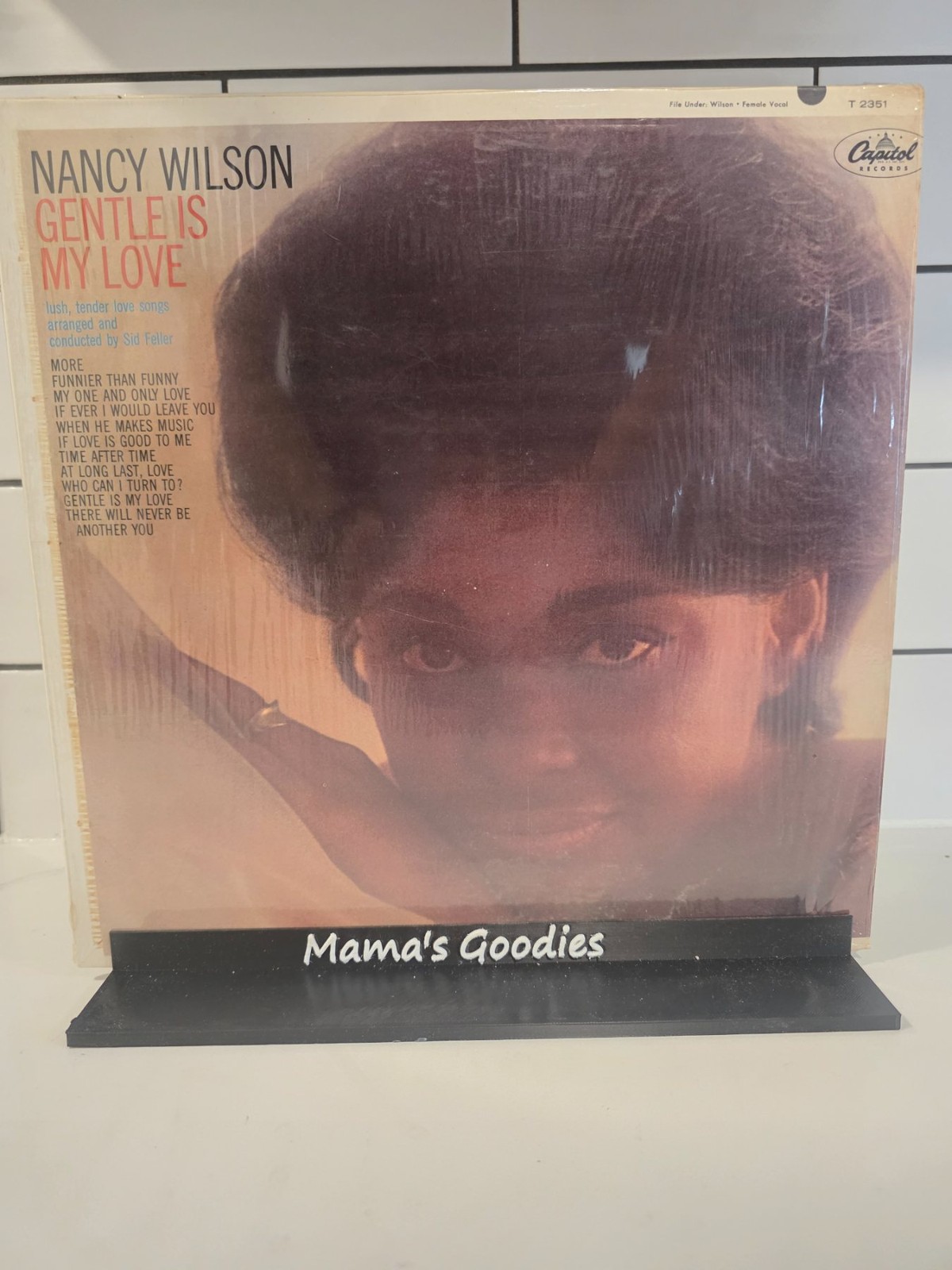 Vintage Nancy Wilson Gentle Is My Love Capitol T-2351 Mono LP