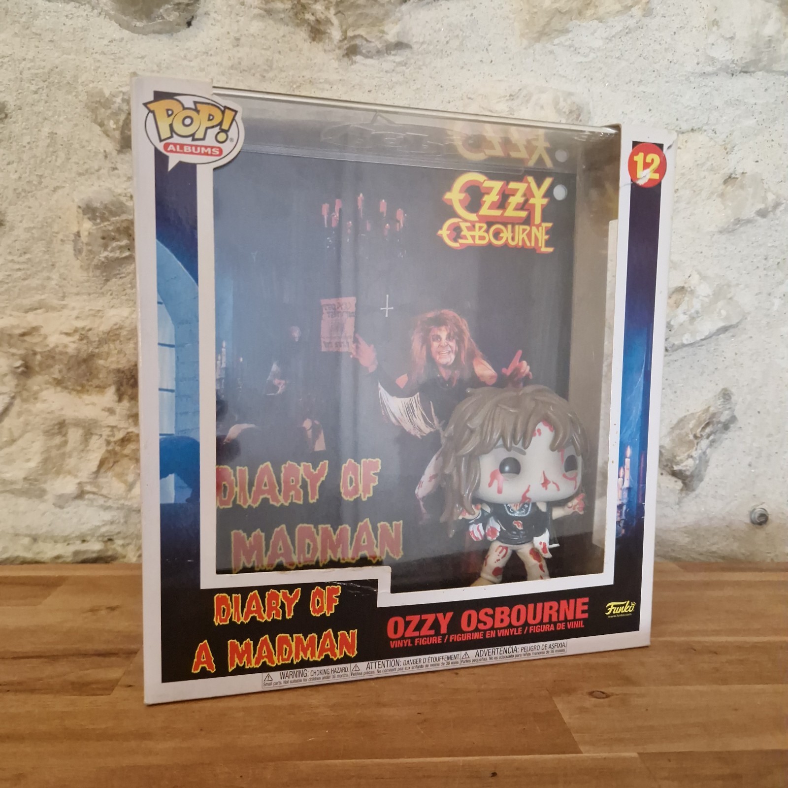 FUNKO POP ROCKS ALBUM OZZY OSBOURNE 12 DIARY OF A MAD MEN METAL HARD ROCK