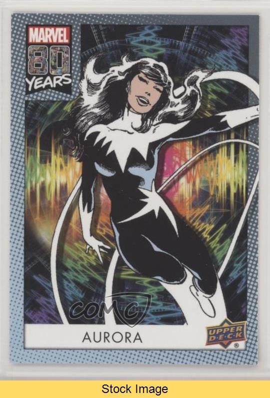 Upper Deck Marvel 2019 80° Anniversario Alta Serie Color Spike Aurora LEGGI 1u6