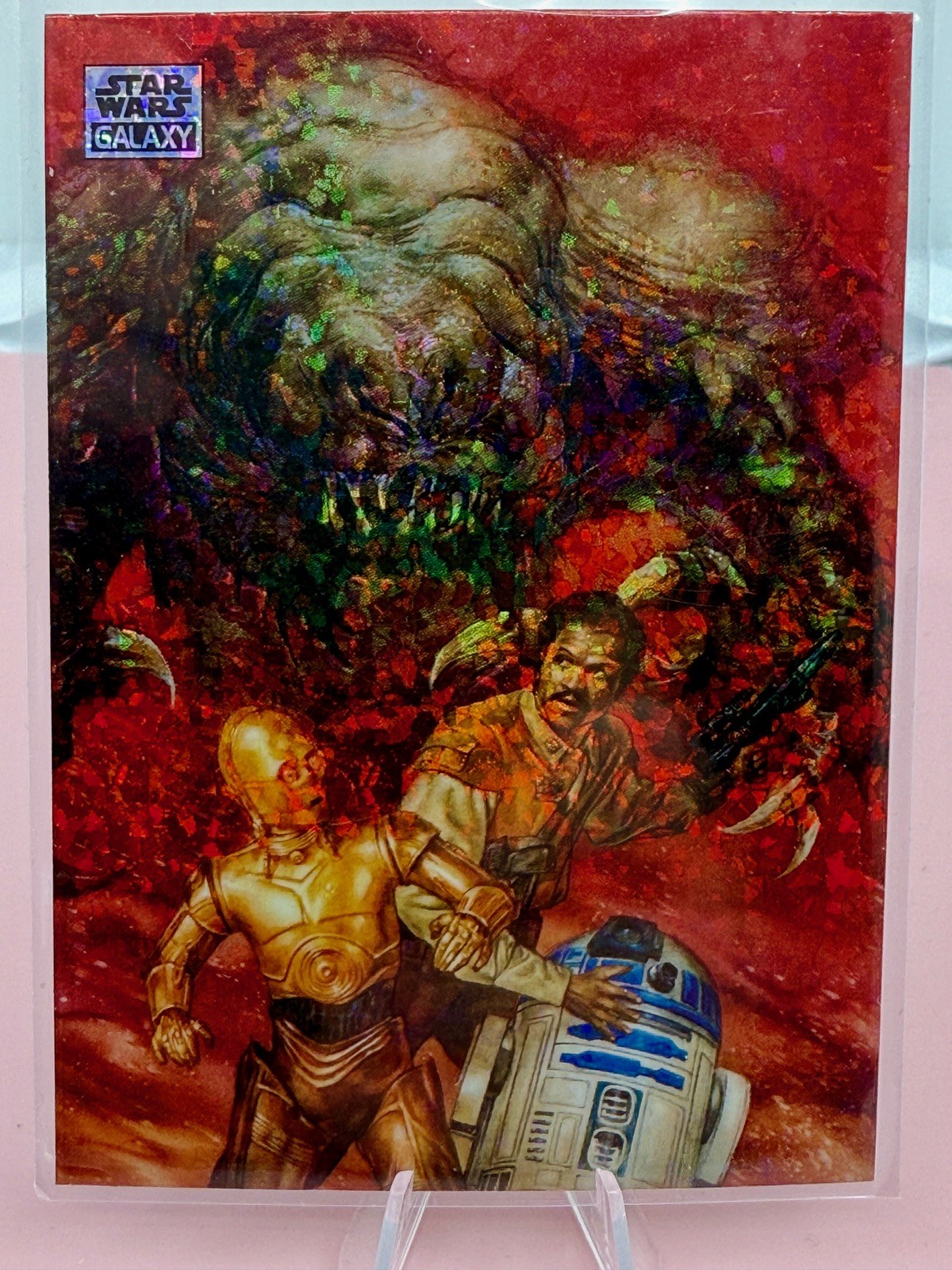 2024 Topps Star Wars Chrome Galaxy The Rebels and the Rancor Refractor #37