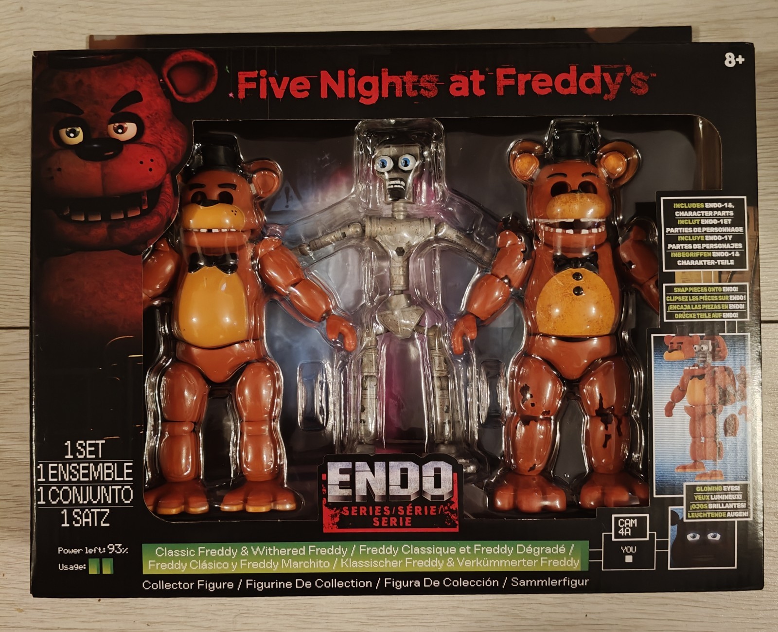 Modellino FNAF serie Endo classico Freddy & Withered Freddy