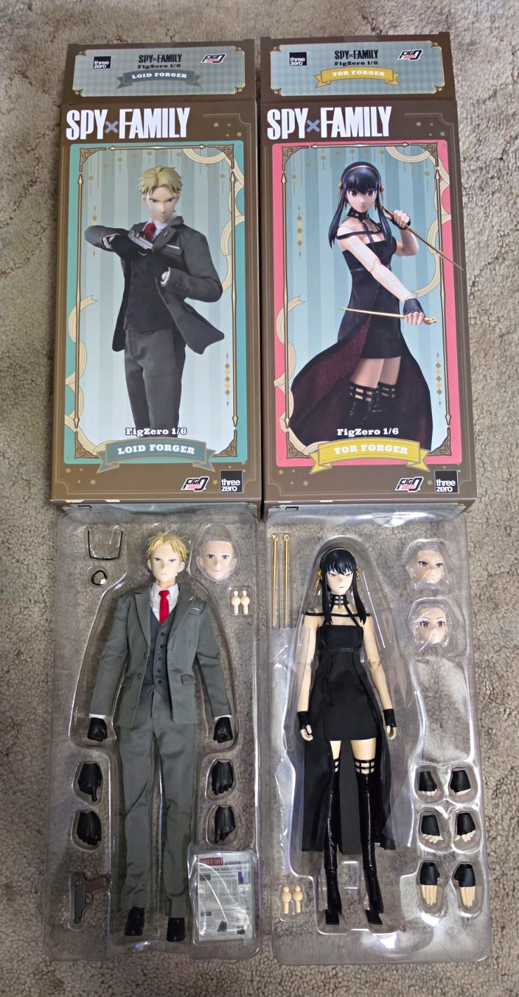 set figure threezero FigZero 1/6 Spy x Family Loid Forger & Yor Forger
