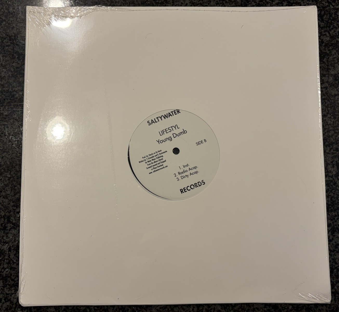 Lifestyl Young Dumb Salty Water Records Galveston Texas G-Funk Single